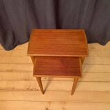 Paire de tables d'appoint, Danemark, années 1960.