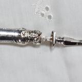 Silver fishshovel filled, antique French