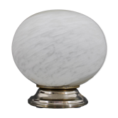 Lampe de table en verre globe des années 1970 « Verre de Venise fait main », Italie