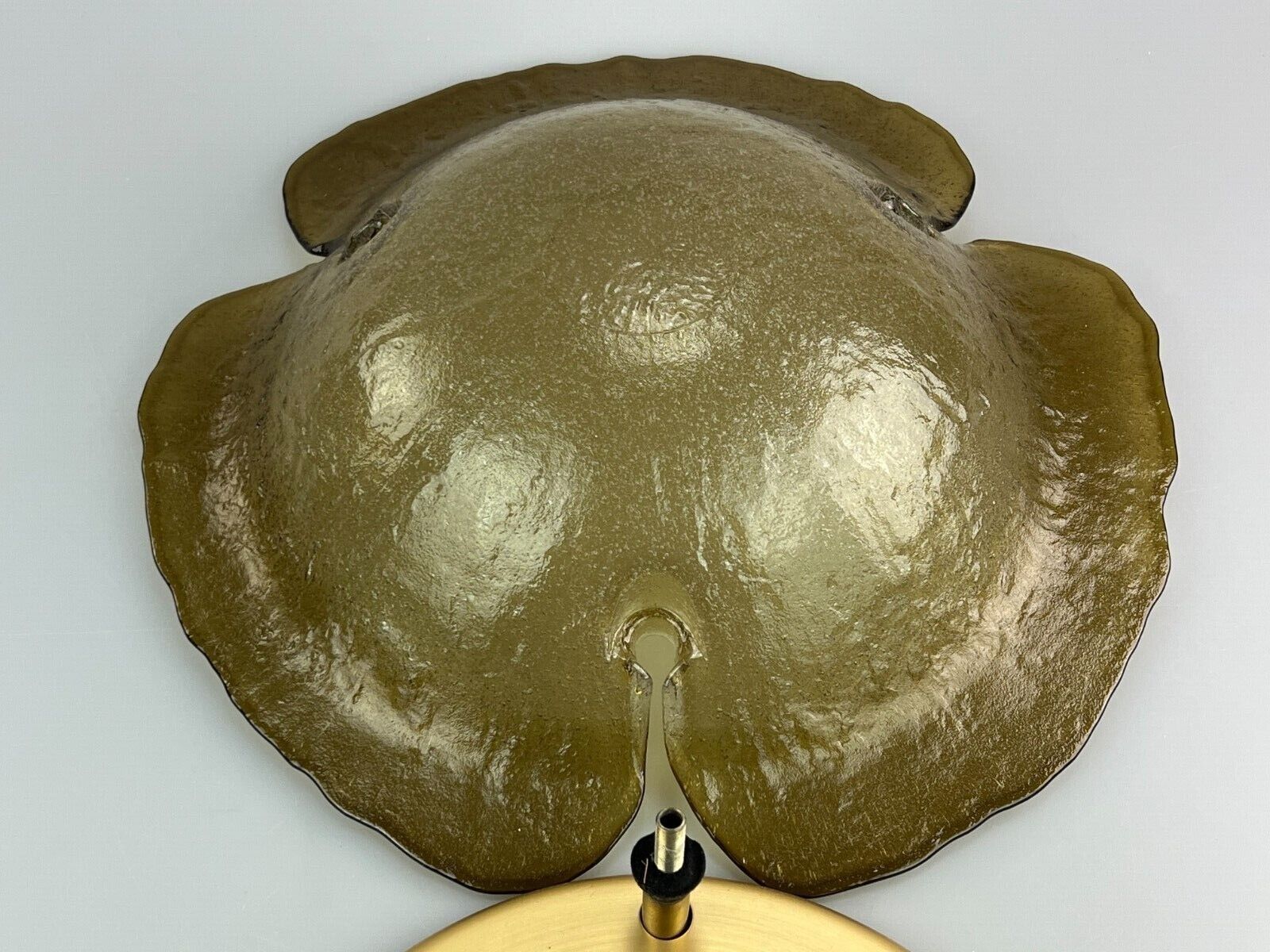 60s 70s Peill & Putzler ceiling lamp glass space design lamp