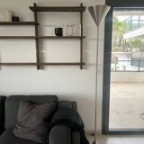 Lampadaire design chrome