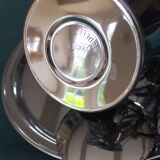 Tea service or coffee in chromed copper with tray year 70