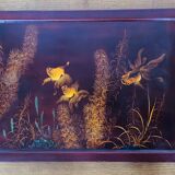 Large lacquered wooden top