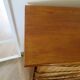 Storage furniture - wooden chest of drawers - 8 wicker drawers - bohemian countryside