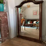Ancient trumeau fireplace mirror - 146x100cm
