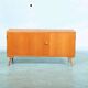 Vintage Scandinavian wall unit in oak veneer – 1960s