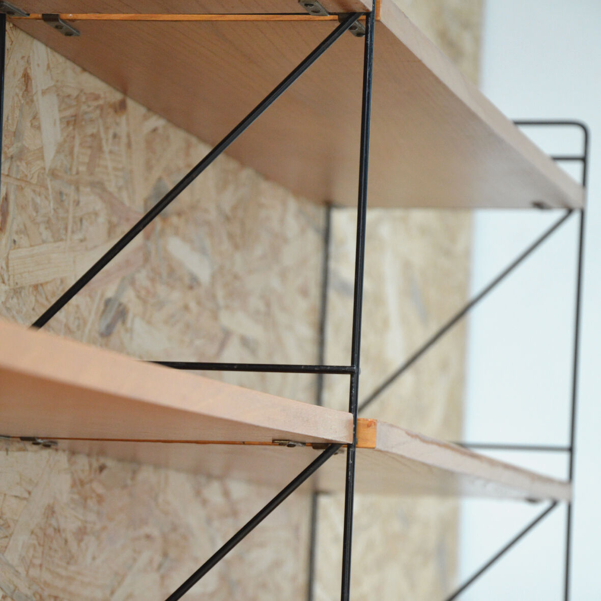 System wall shelf Erbus Möbel, 1960