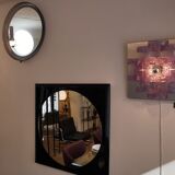 Italian design mirror XL vintage 80s