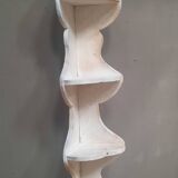 Solid wood corner shelf