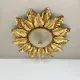 Large 55 cm golden 'florentine theatre' ceiling light by banci, florence, italy, 1970