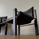 Pair of Safari armchairs by Maurice Burke for Arkana – England, year