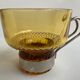 Ensemble de 6 tasses en verre ambré