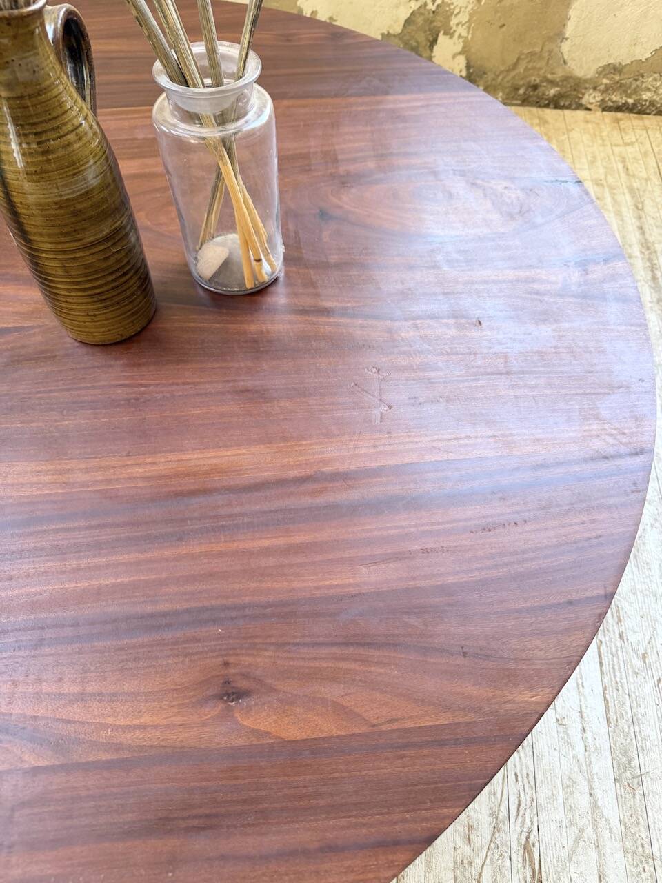 50s round tripod coffee table