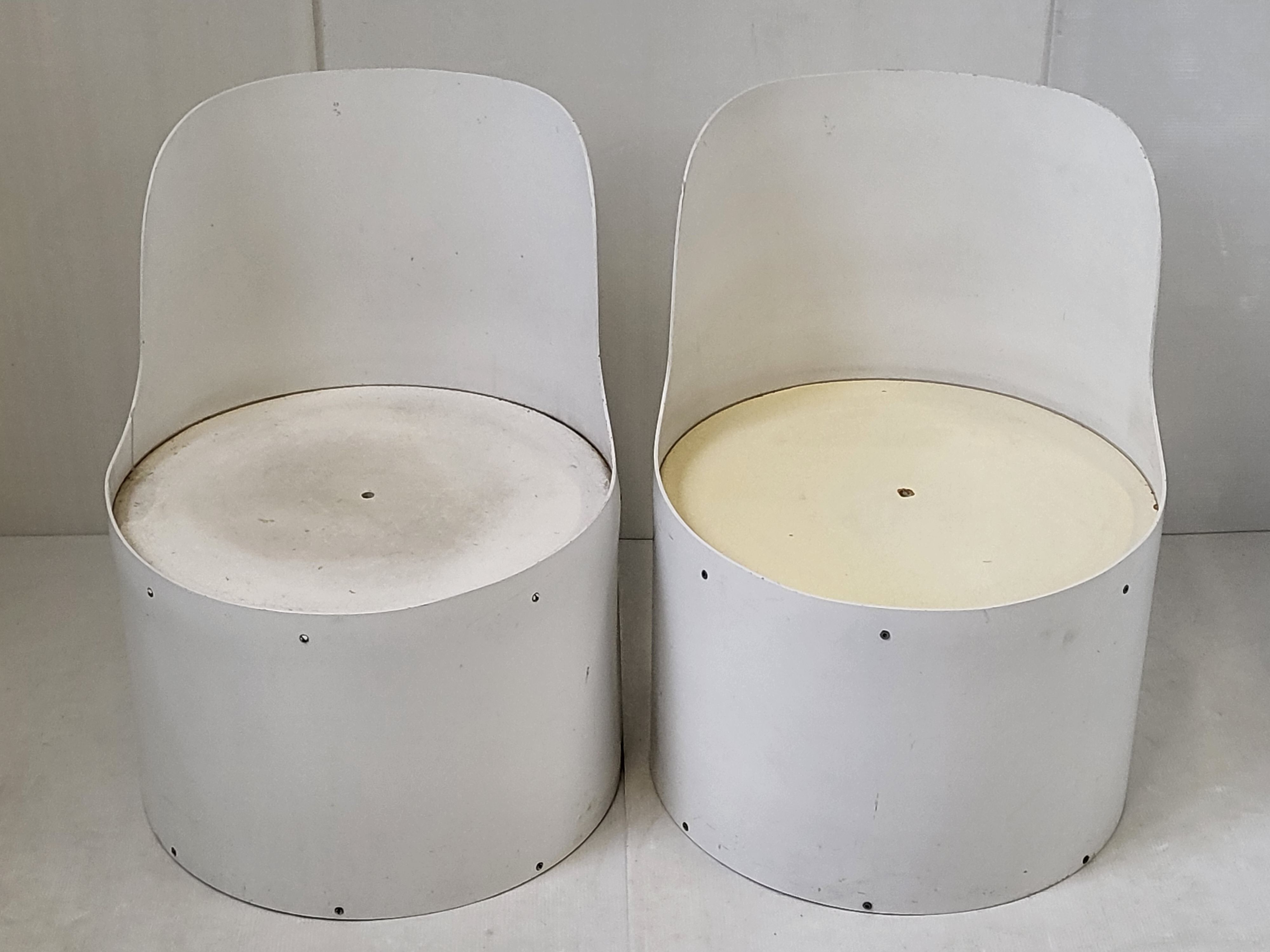 Paire de fauteuils Tomotom Bernard Holdaway 1970 space age