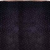 Handmade black pure wool rug, size 150 x 250 cm