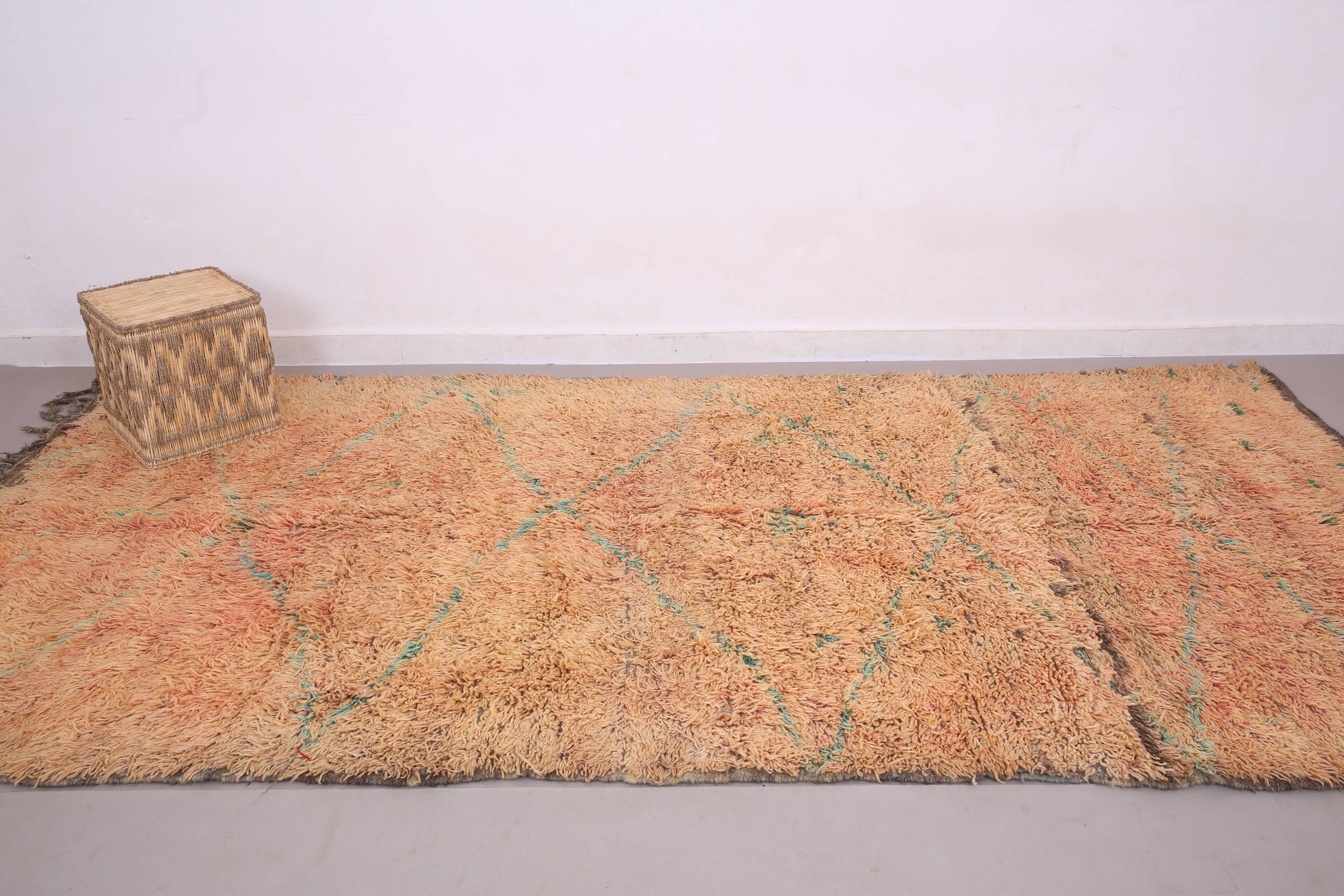 Authentic Boujaad Rug Morocco 180 x 362 cm – Vintage Handmade Wool Piece