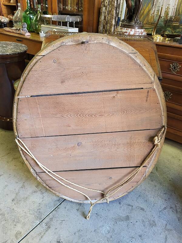 Oval gilt medallion mirror no. 54