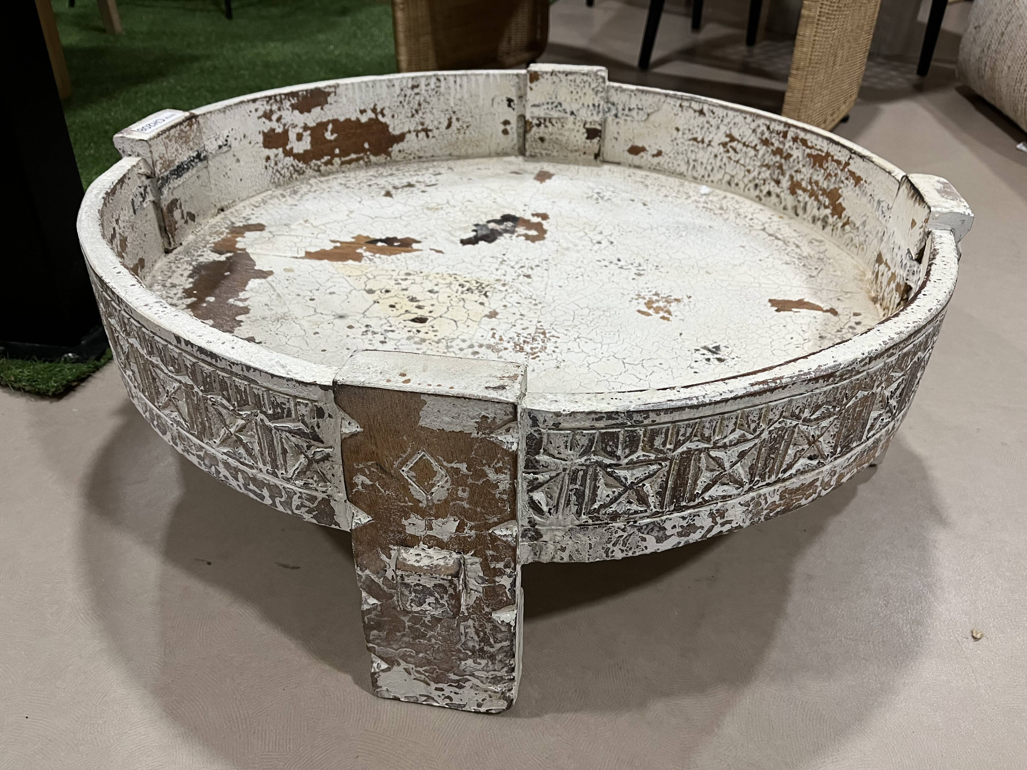 Round Indian coffee table
