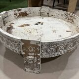 Table basse indienne ronde