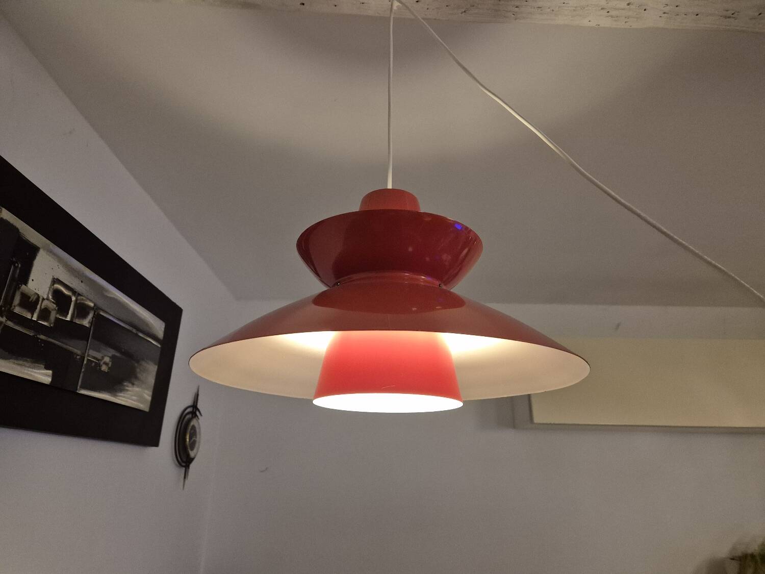 Danish vintage pendant lamp Nordisk Solar