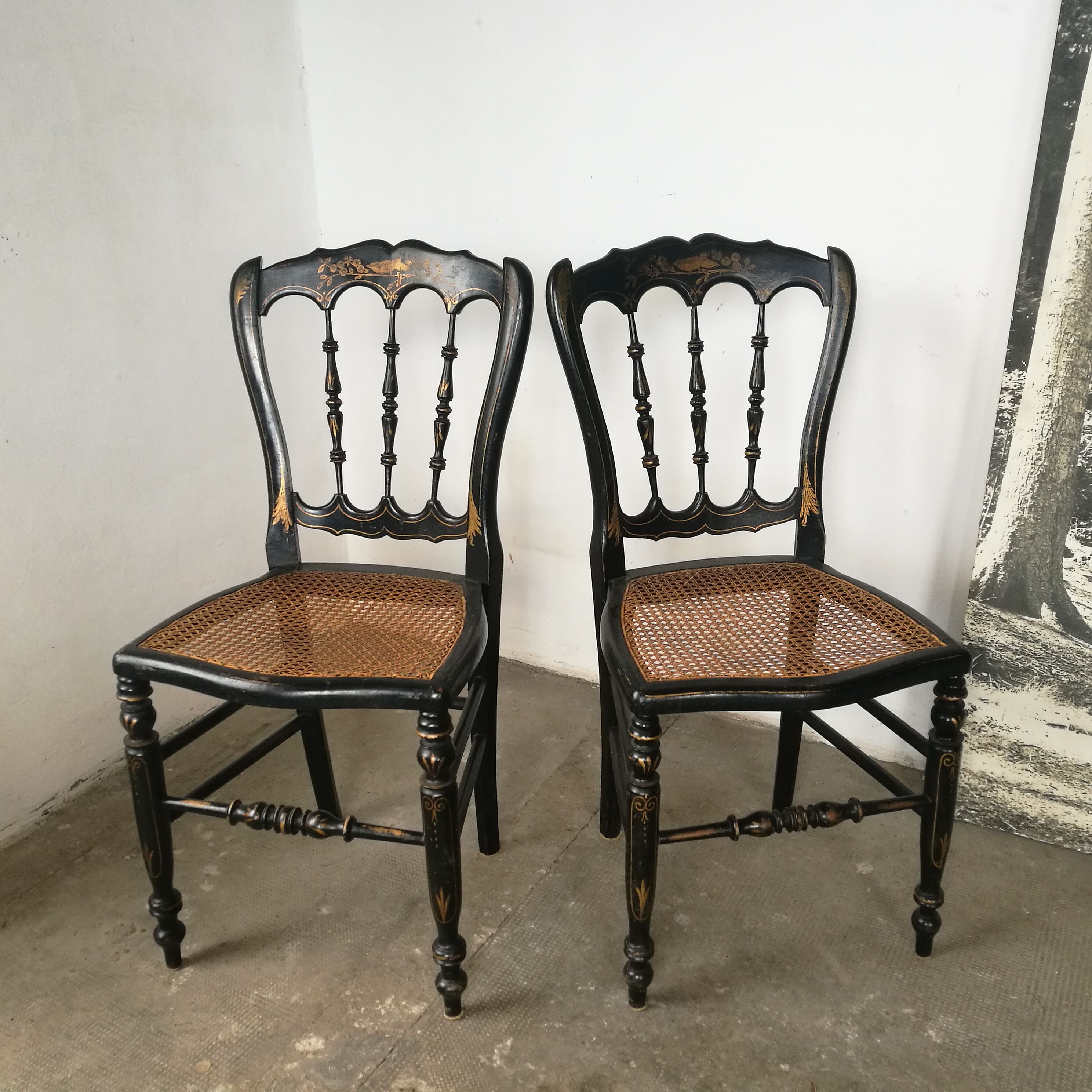 Paire de chaises Napoléon III