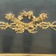 Fireplace screen. Bronze, copper, metal, gilding.