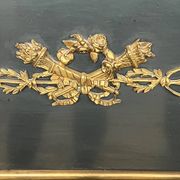 Pare-feu de cheminée. Bronze, cuivre, métal, dorure.