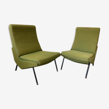 Pair of armchairs design Paul Geoffroy edit by Airborne