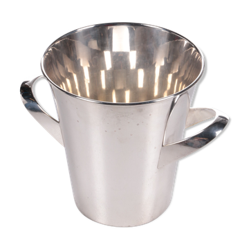 Silver plated designer champagne cooler WMF Kurt Mayer Design, 1950s