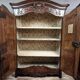 Armoire époque Louis XV en marquéterie, orme et noyer