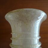 Vase with handle Scavo Seguso Vetri d'Arte iridescent glass Murano 1950