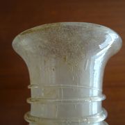 Vase with handle Scavo Seguso Vetri d'Arte iridescent glass Murano 1950