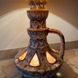 large ceramic lamp year 70 west germany