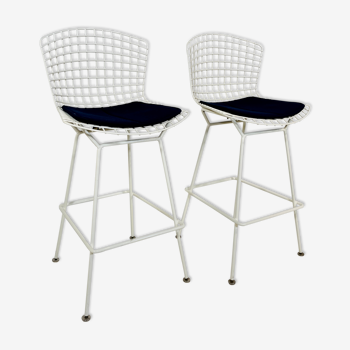 Set of Bar Stools "Wire" by Harry Bertoia for Knoll, USA 1950