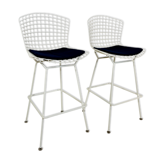 Set of Bar Stools "Wire" by Harry Bertoia for Knoll, USA 1950
