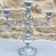 Vintage chandelier / candelabra in cast aluminum