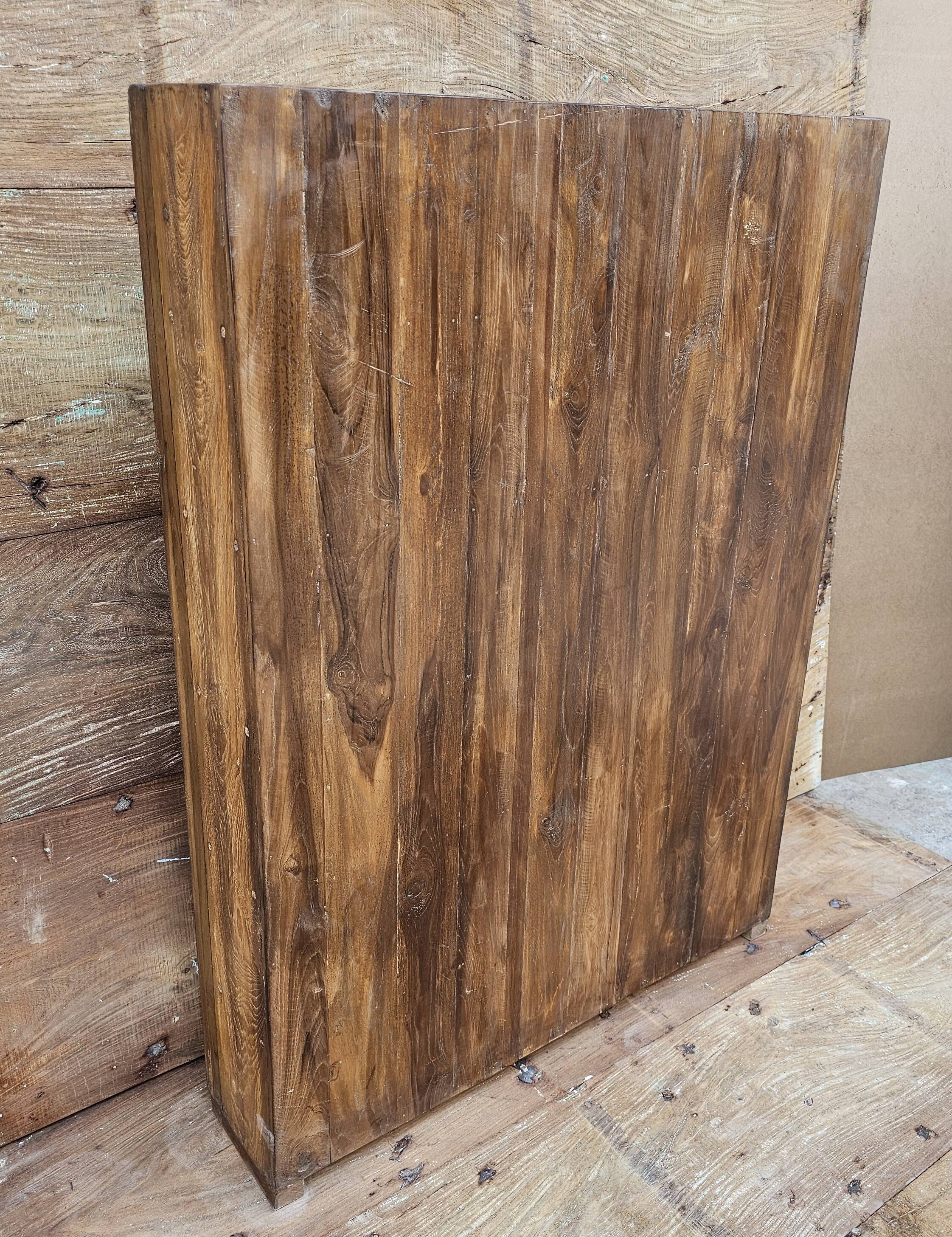 Old Burmese teak display case