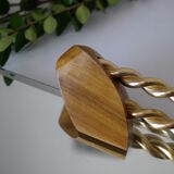 Art Deco chiseled mirror tray