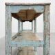 Industrial console with patina of old layers of paint, France ca. 1900