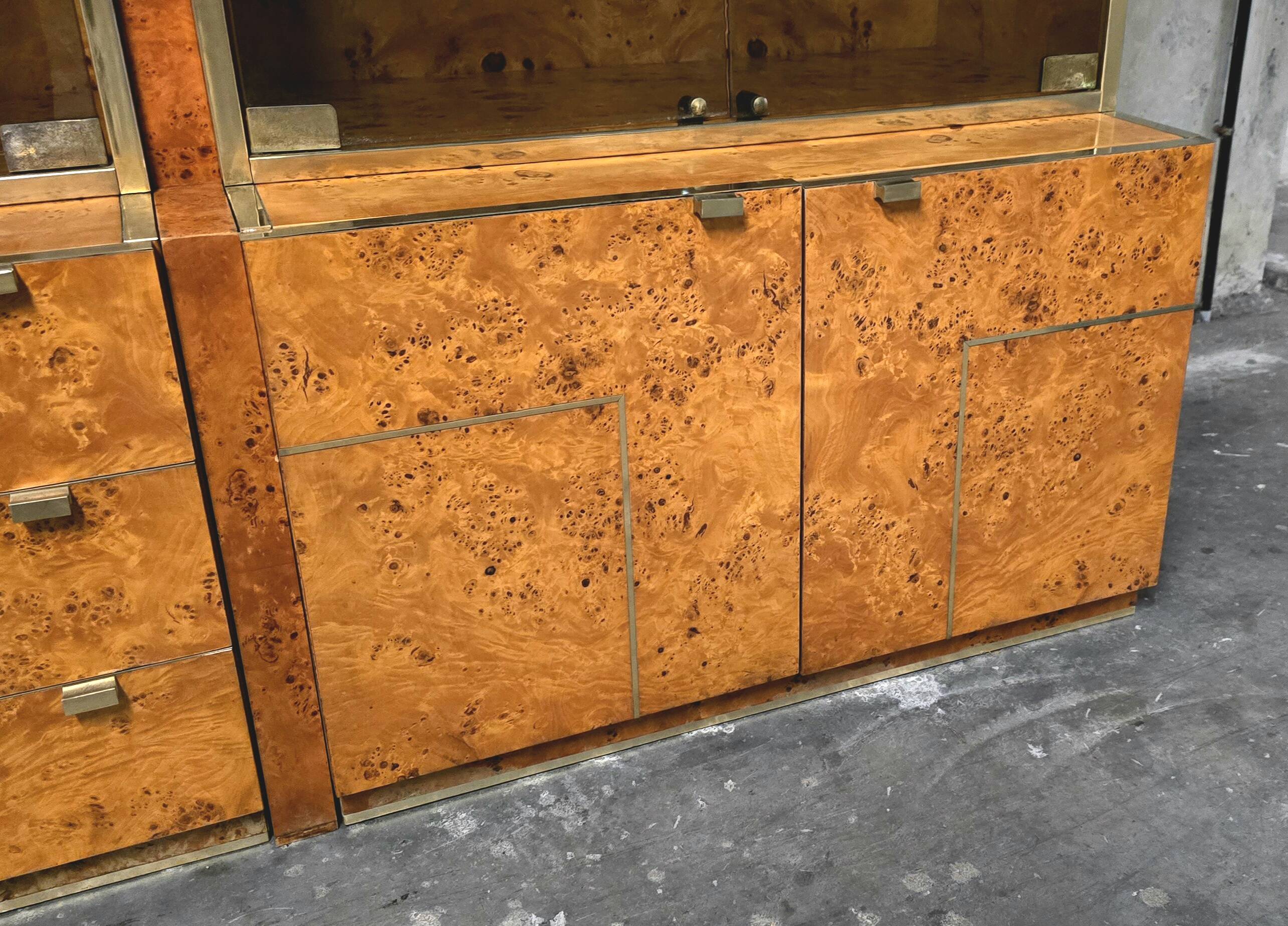 Display cabinet set designed by Jean-Claude Mahey for Roche Bobois 1970