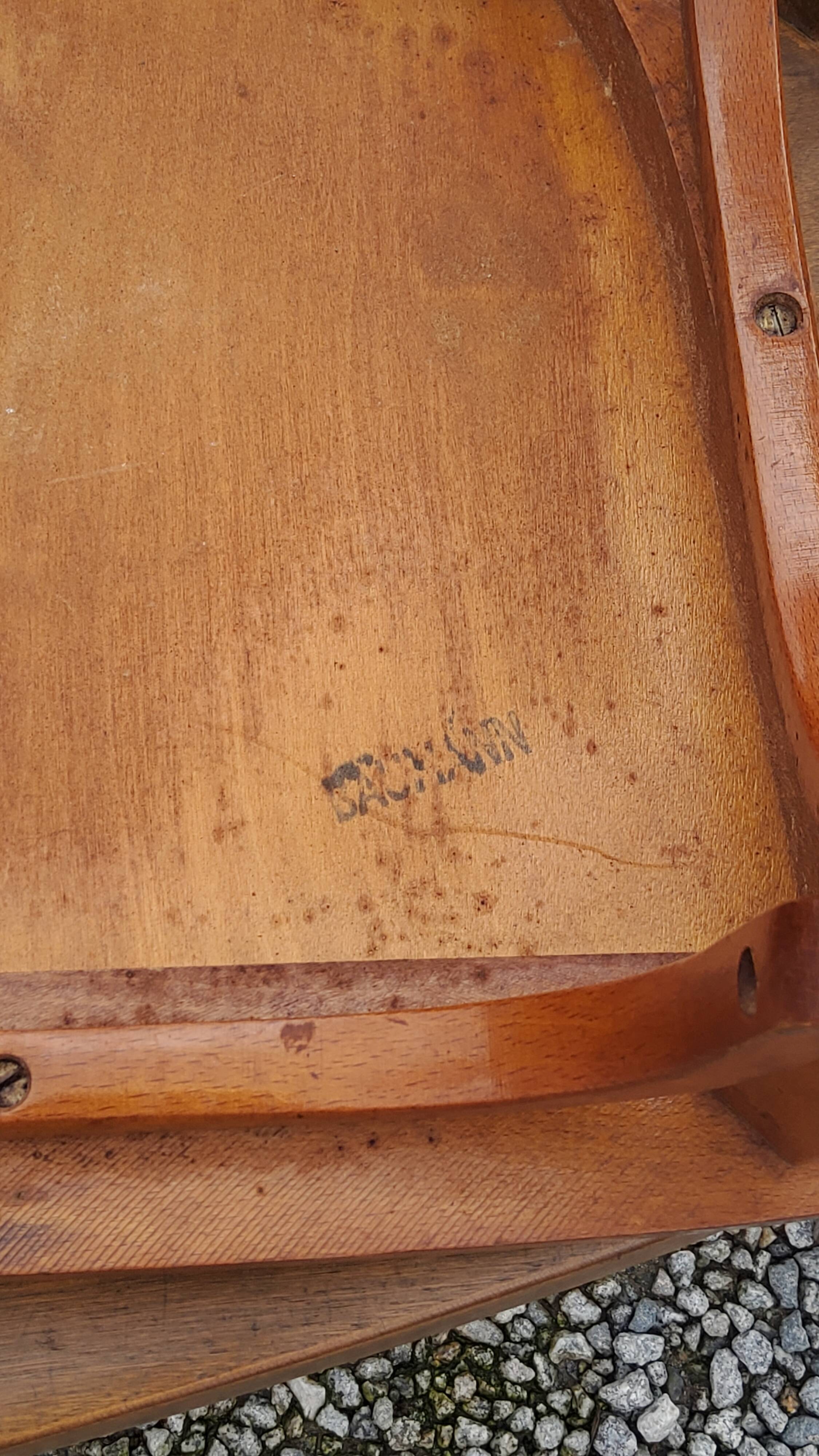 Set of 6 old bistro chairs Baumann and others