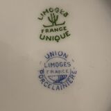 12 coffee cups and 12 white porcelain cups of Gold Gold Limoges