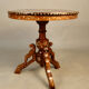 Central Foot Nacre Inlay Pedestal Table