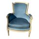 Fauteuil style bergère