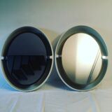 Pair of allibert swivel-illuminating mirrors