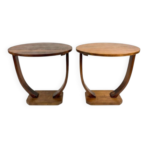 Paire de tables d'appoint Art Déco – Circa 1930