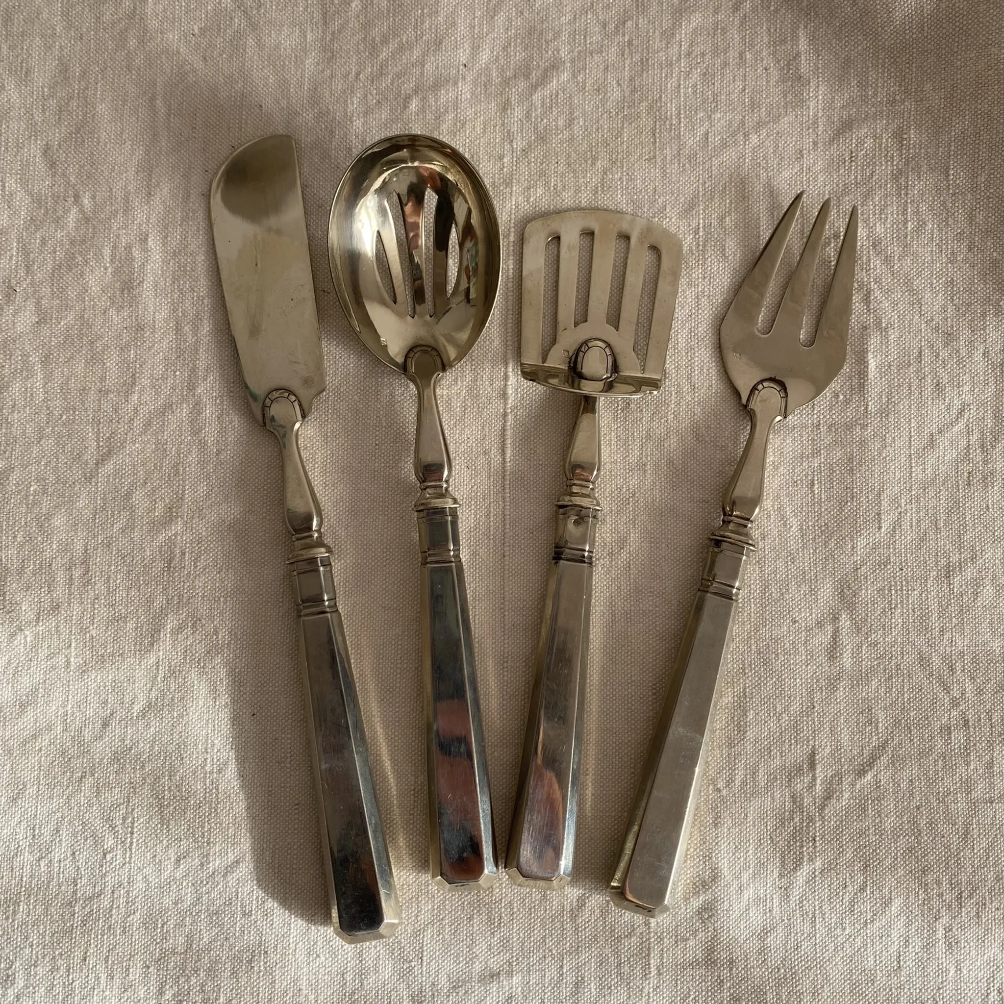 Box set for petits fours silverware Maison Ercuis