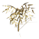 Palm tree wall light by Daniel D'Haeseleer, 1970s