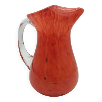 Blown glass vase.