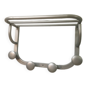Gray coat rack